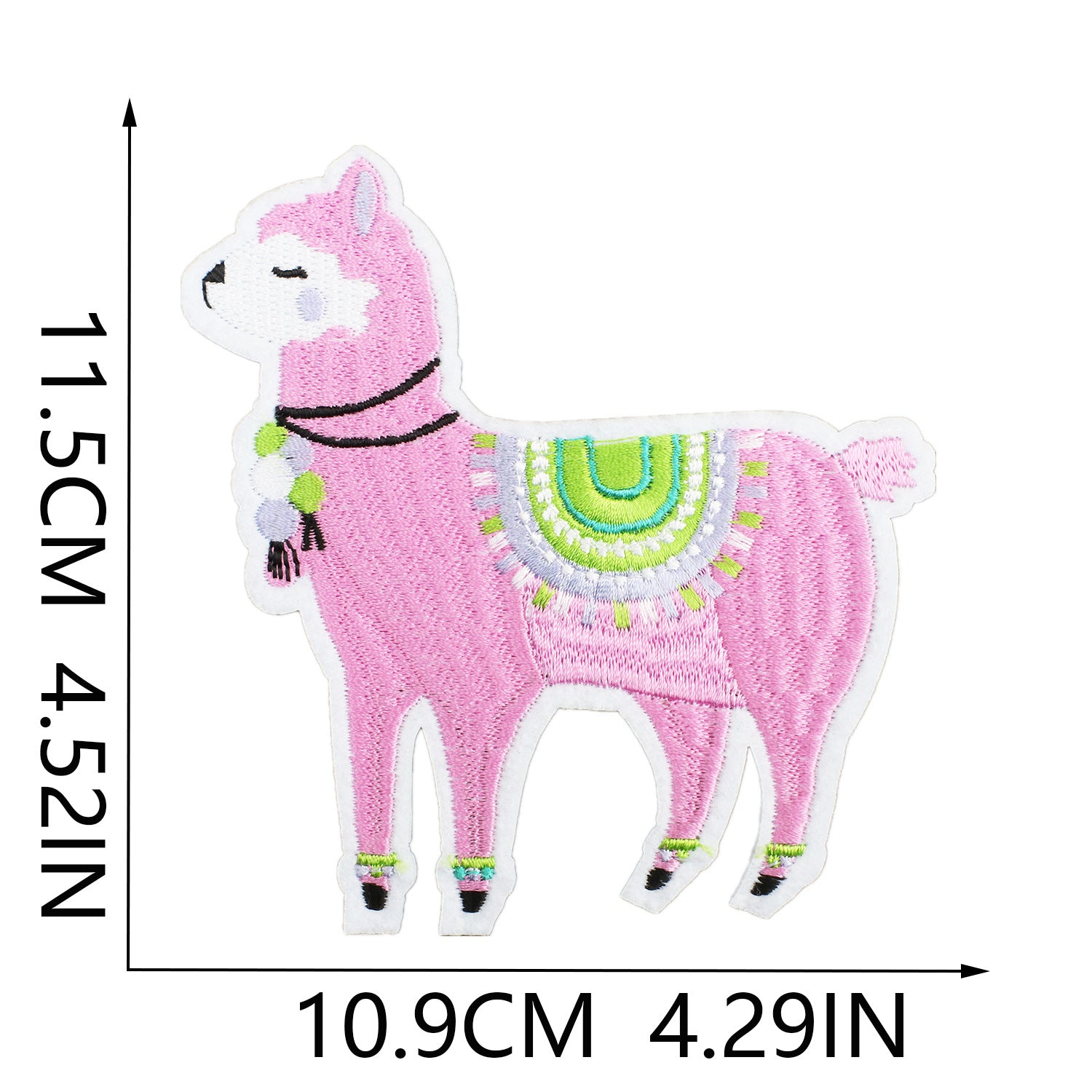 Wholesale Cartoon alpaca embroidery cloth patch clothes desert camel patch
